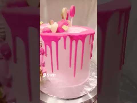 Have You Ever Tried?🤔 an Pink Ice Cream Cake?