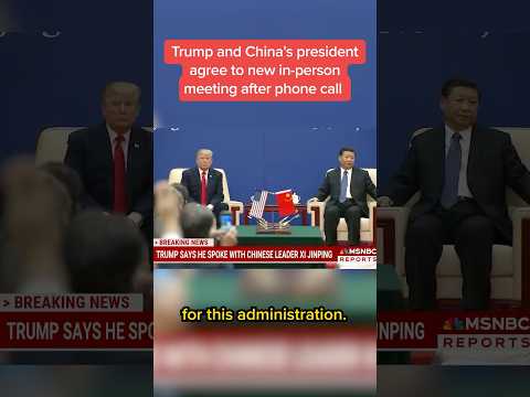 Trump and China’s president agree to new in-person meeting after phone call