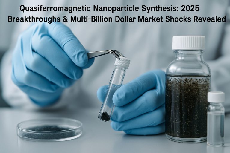 Sintra quasiferromagnetnih nanodelcev: Preboji v letu 2025 in razkrite večmilijardne tržne motnje